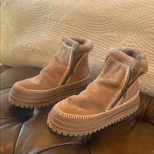 Setsu 4.0 Crochet Suede Ankle Boots